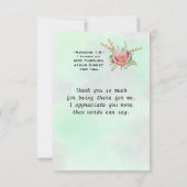 Römer 1:8 Ich danke meinem Gott für Sie, Inspirati (Rückseite)