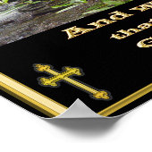Römer 28 christliches Poster (Ecke)
