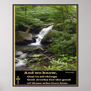 Römer 28 christliches Poster