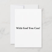 Römer 2:1 KJV Bibelverse Flat Greeting Card Karte (Rückseite)