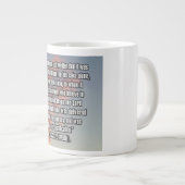 Römer 4:23-25 WEBU Mug Jumbo-Tasse (Vorderseite Rechts)