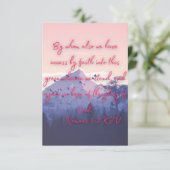 Römer 5:2 KJV Bible Verse Pic Flat Gruß Karte (Stehend Vorderseite)