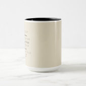 Römer 5:5 Hoffnung Bibelvers Tasse (Zentrum)
