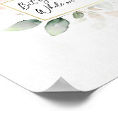 Römer 5:8. Blumenbibelverse Poster (Ecke)