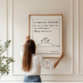 Römer 5 8 Christus gestorben für uns Print Poster