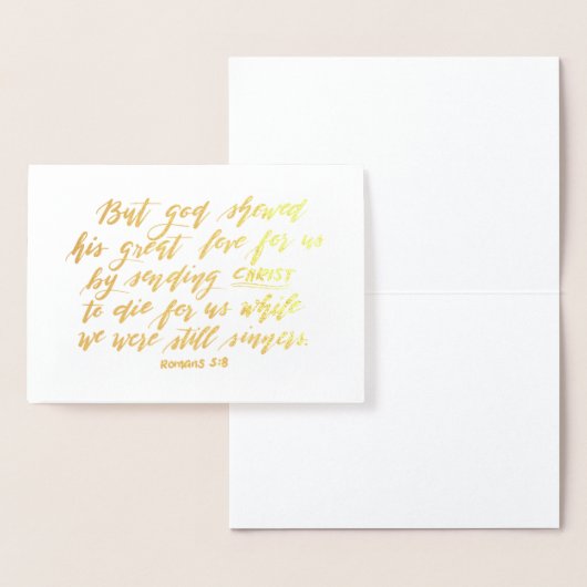 Römer 5:8 folienkarte (Anzeige)