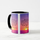 Römer 5:8 KJV Bibelschrift Pic Two-Tone Tasse (Vorderseite Links)