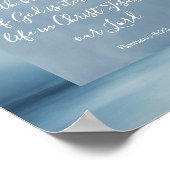 Römer 6:23 Anpassbarer Bibelvers Poster (Ecke)