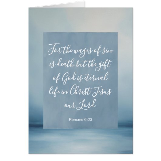 Römer 6:23 Bibelverse (Vorne)