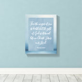 Römer 6:23 Bibelverse Leinwanddruck (Insitu (Holzboden))