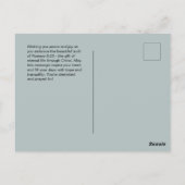 Römer 6:23 Bibelverse Postkarte (Rückseite)