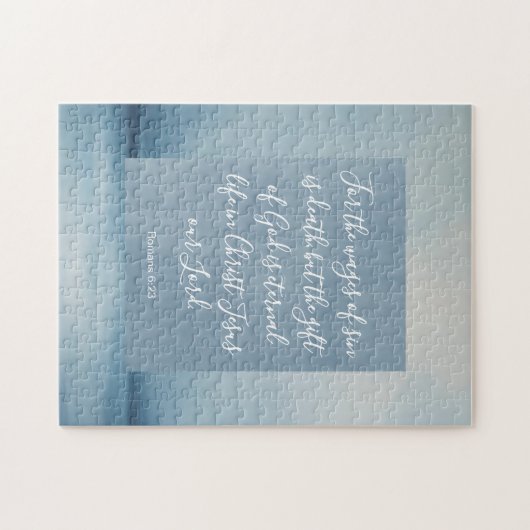 Römer 6:23 Bibelverse Puzzle (Horizontal)