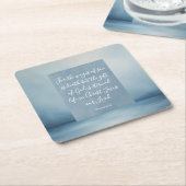 Römer 6:23 Bibelverse Rechteckiger Pappuntersetzer (angewinkelt)