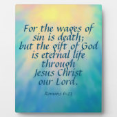 Römer 6:23 fotoplatte (Vorderseite)