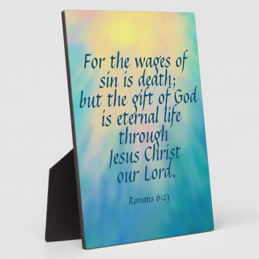 Römer 6:23 fotoplatte (Seite)