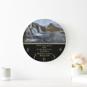 Römer 6:23 Gott so geliebt Große Wanduhr (Zuhause)