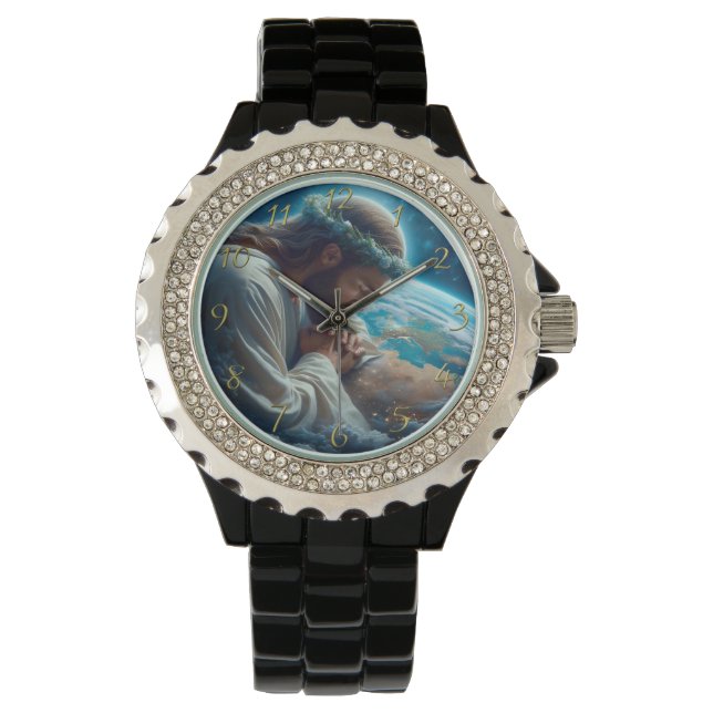 Römer 6:23 Händegold Armbanduhr (Vorderseite)