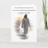 Römer 6: 4 Taufe Grußkarte Karte (Vorderseite)