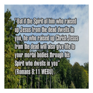 Römer 8:11 WEBU Poster
