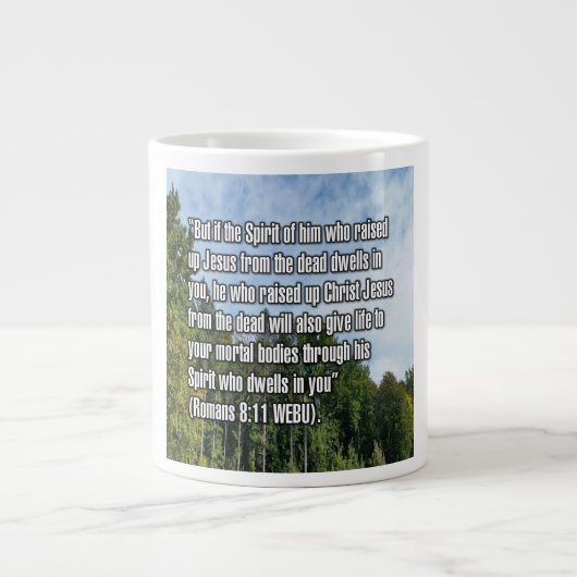 Römer 8:11 WEBU Tasse (Vorderseite)