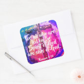 Römer 8:14 Aufkleber für Christliche Bibelschrift (Umschlag)