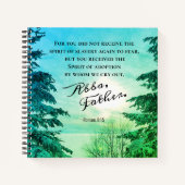 Römer 8:15 Wir weinen "Abba Vater" Notizblock (Vorderseite)