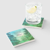 Römer 8:15 Wir weinen "Abba Vater" Steinuntersetzer (Seitenansicht)