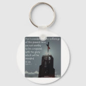 Römer 8:18 Ehre aufzudecken Schlüsselanhänger (Vorderseite)