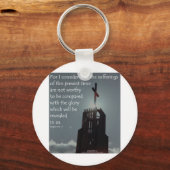 Römer 8:18 Ehre aufzudecken Schlüsselanhänger (Vorderseite)