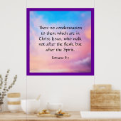 Römer 8:1 poster (Küche)