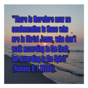 Römer 8:1 WEBU Poster