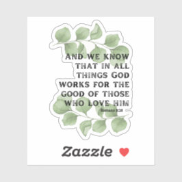 Römer 8:28 aufkleber