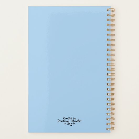 Römer 8:28 Beach Sunset Custom Christlich Planer (Rückseite)