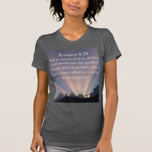 Römer 8,28 Bibelvers Frauen T-Shirt