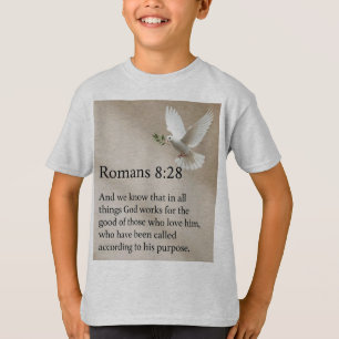 Römer 8:28 Bibelvers Kinder T-Shirt