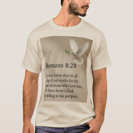 Römer 8:28 Bibelvers Männer T-Shirt