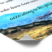 Römer 8:28, Bibelverse Poster (Ecke)