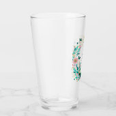 Römer 8:28 Blume und Schmetterlinge Glas (Rechts)