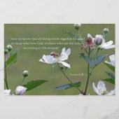 Römer 8:28 briefpapier (Vorderseite)