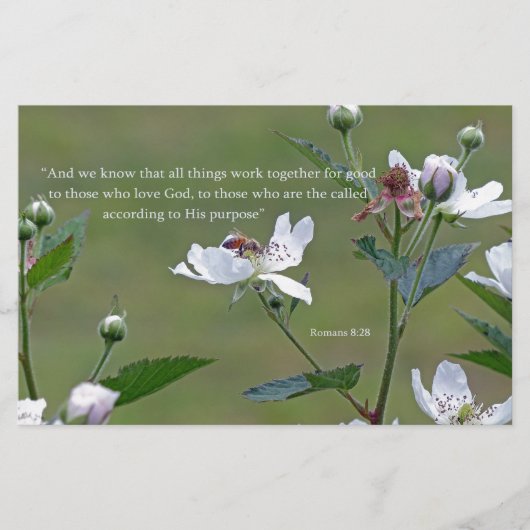 Römer 8:28 briefpapier (Vorderseite)