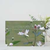 Römer 8:28 briefpapier (Stehend Vorderseite)