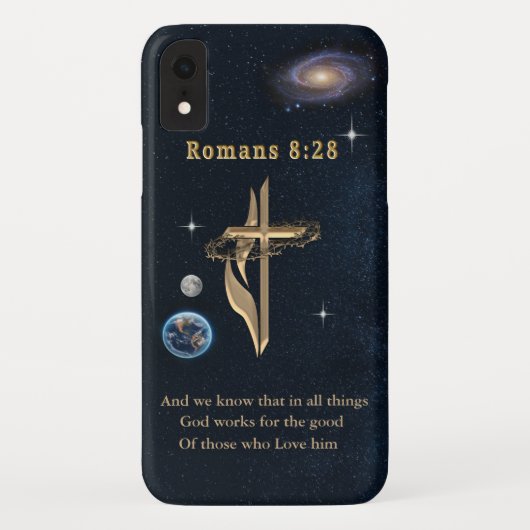 Römer 8:28 Case-Mate iPhone hülle (Rückseite)