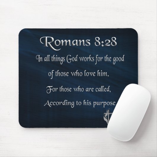 Römer 8:28 Christlich Mousepad (Mit Mouse)