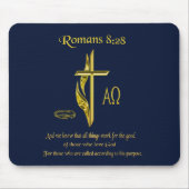 Römer 8:28 Christlich Mousepad (Vorne)