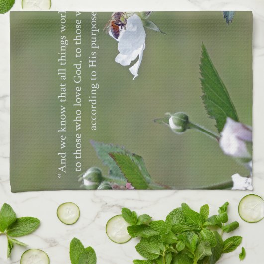 Römer 8:28 geschirrtuch (Gefaltet)