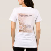 Römer 8:28 Glaube Tri-Blend Shirt (Rückseite)