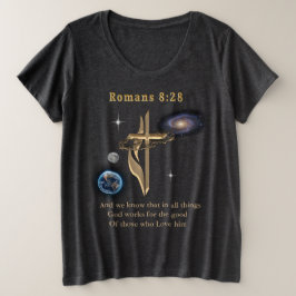 Römer 8:28 große größe T-Shirt