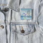 Römer 8:28 Iris Wasserfarbe Button (Beispiel)