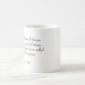 Römer-8:28 Kaffeetasse (Mittel)