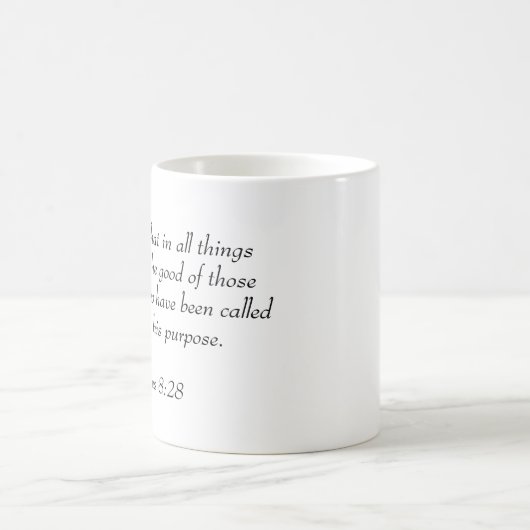Römer-8:28 Kaffeetasse (Mittel)